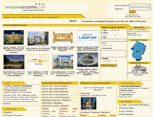 Tablet Screenshot of bangaloreproperties.com